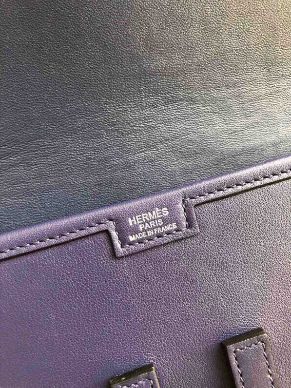 에르메스 지제 엘란29 인디고블루 스위프트 송아지가죽 내부 양가죽